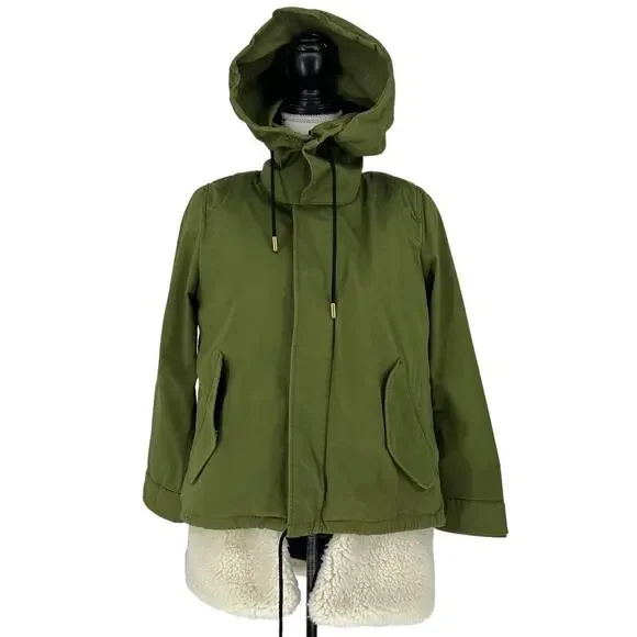 Doma Convertible Shearling Trim Utility Jacket - Picture 4 of 12